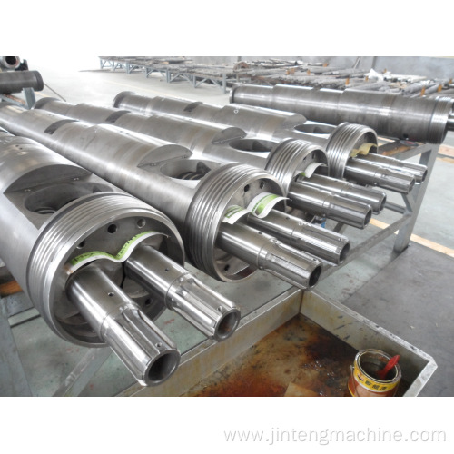 conical twin screw cylinder for Plastic Extrusion PIPE